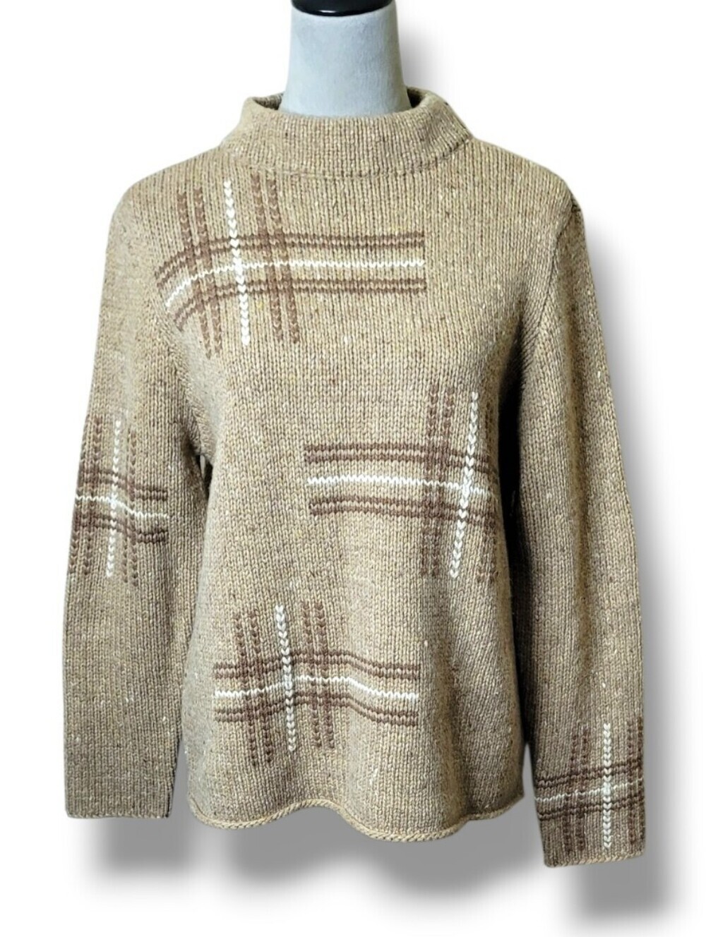 NWT Liz Claiborne Lambswool Scottish Moors Sweater